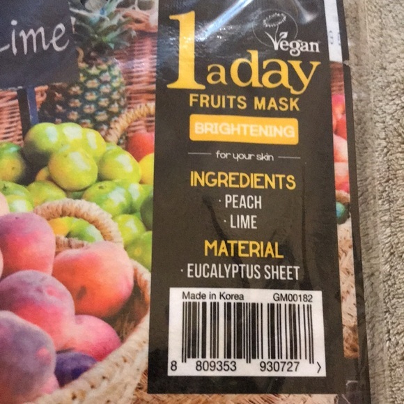 Vegan 1 a day Fruit Mask set - Picture 4 of 6